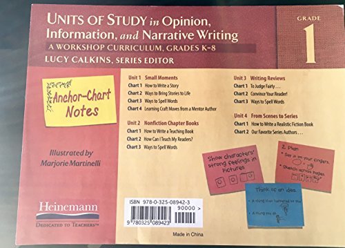 Units of Study in Opinion, Information and Narrative Writing, Grade K ...