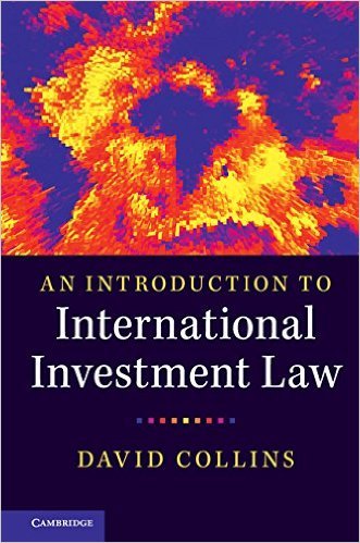 An Introduction to International Investment Law book cover