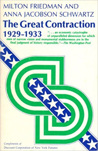 The Great Contraction 1929-1933 book cover