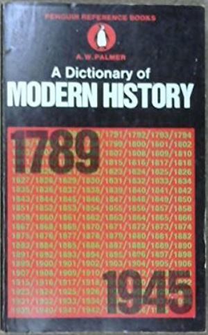 A Dictionary of Modern History book cover