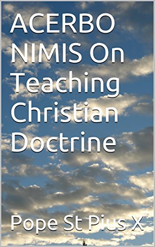 ACERBO NIMIS On Teaching Christian Doctrine