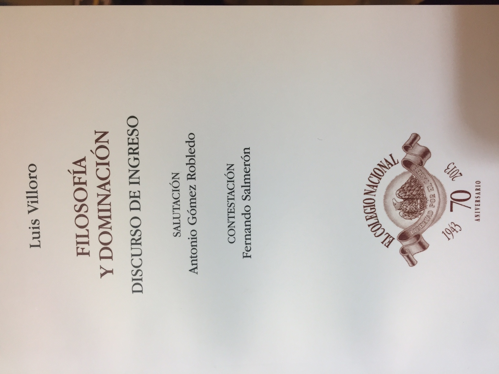 Filosofia y dominación book cover