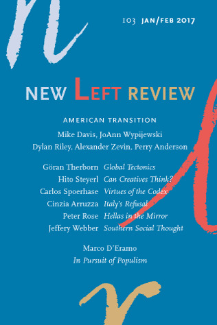 New Left Review 103 book cover