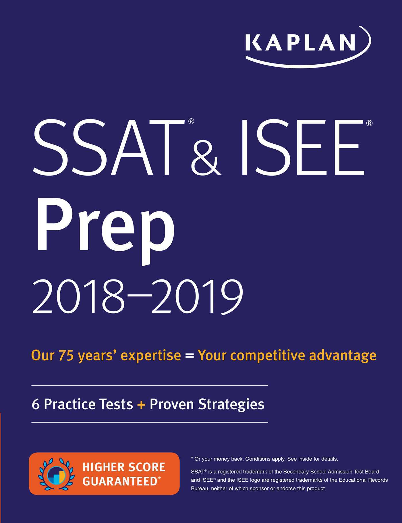 SSAT ISEE Prep 2018 2019: 6 Practice Tests   Proven Strategies by