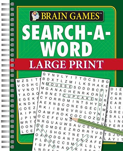 Brain Games - Search-A-Word - Large Print by Publications International ...