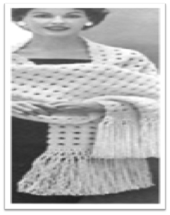 #1618 HARMONY SHAWL VINTAGE KNITTING PATTERN by Princess of Patterns ...