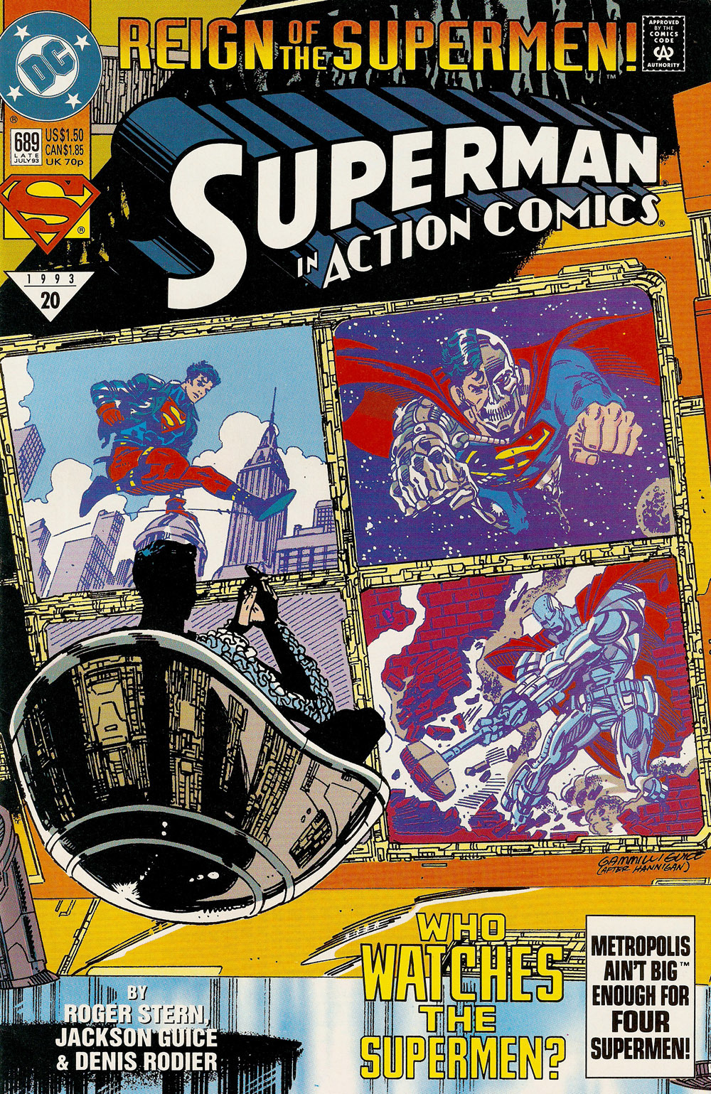 Superman In Action Comics #689 book cover