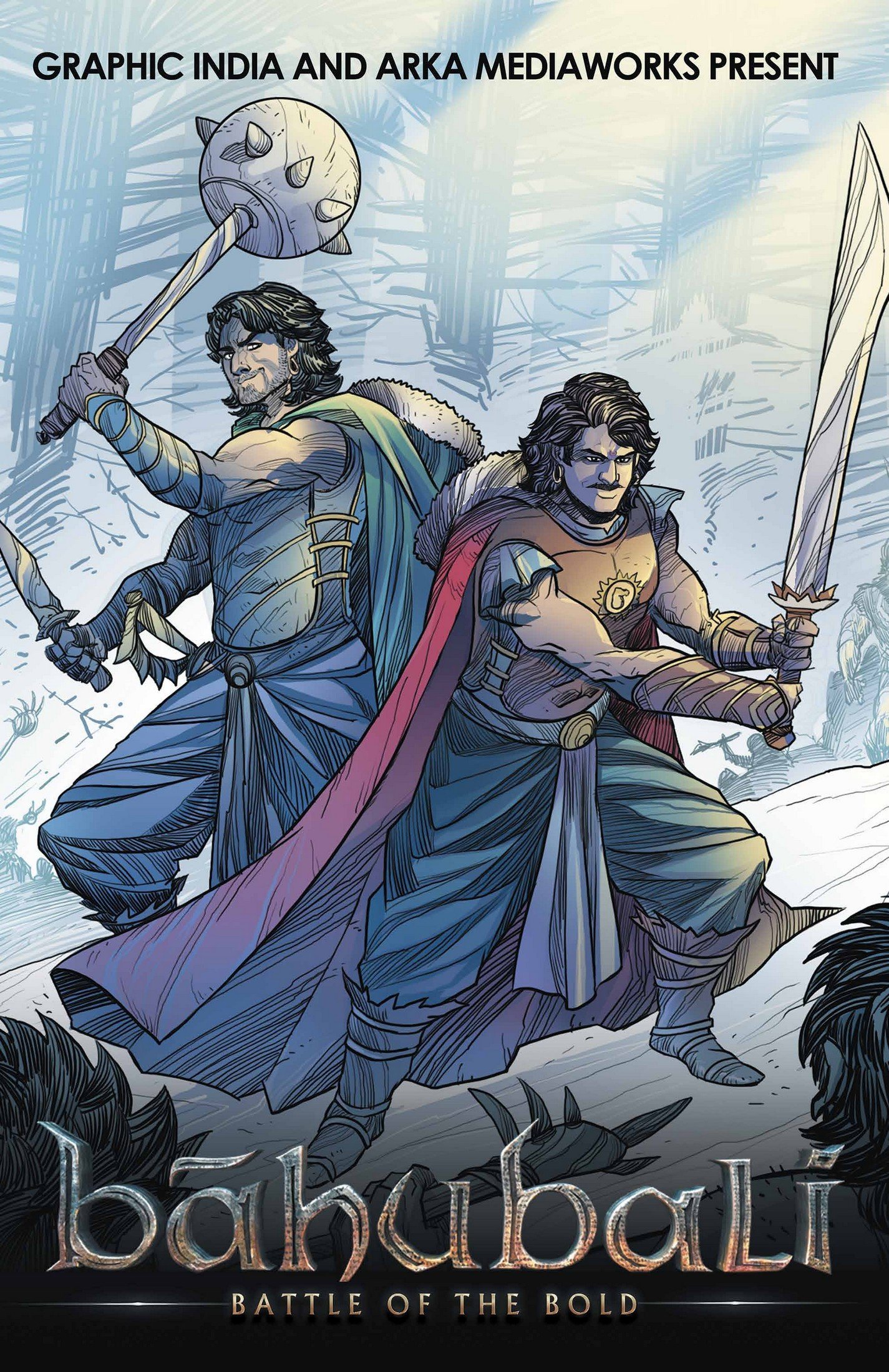 Bahubali: Battle of the Bold book cover 1