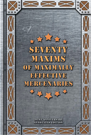 Seventy Maxims of Maximally Effective Mercenaries book cover