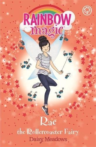 Rainbow Magic Rae Rollercoaster Fairy book cover