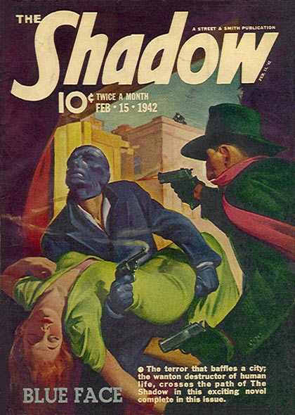 Blue Face book cover
