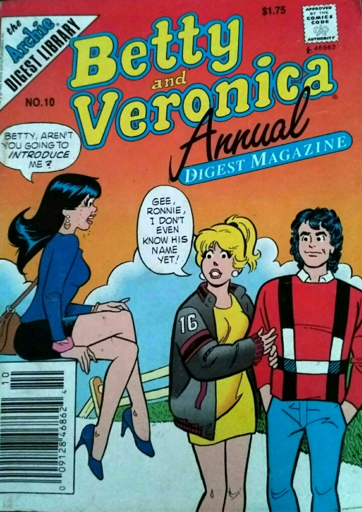 Betty and veronica digest Magazine #10 book cover