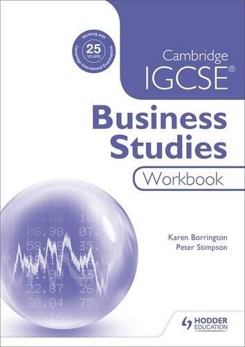 Cambridge IGCSE Business Studies Workbook by Karen