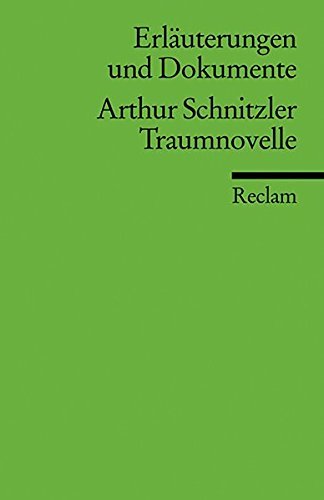 Traumnovelle. Erläuterungen und Dokumente book cover