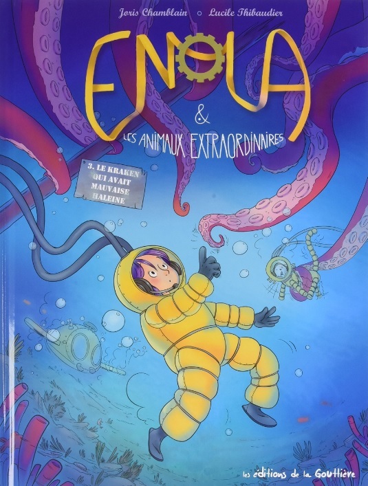 Enola et les animaux extraordinaires book cover 3