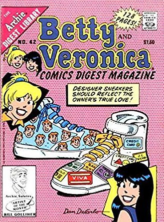 Betty and Veronica Comics Digest Magazine book cover
