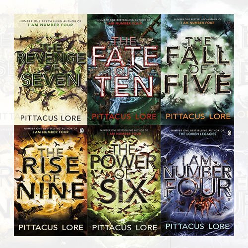 Lorien Legacies Series Pittacus Lore Collection 6 Books Bundle book cover