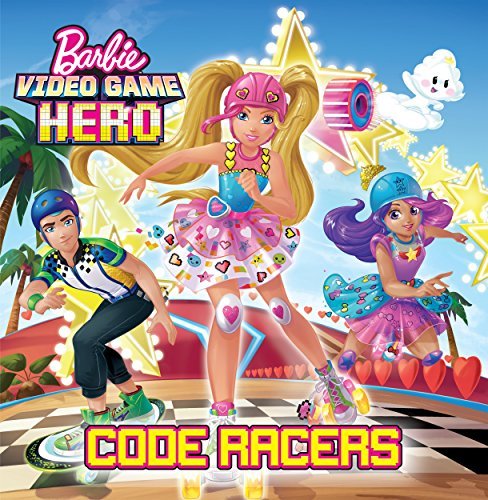 Barbie Video Game Hero Code Racers (Barbie) (Pictureback book cover