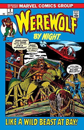 Werewolf by Night (1972) book cover 2