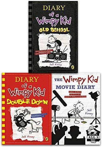 Diary of a Wimpy Kid Collection 3 Books Set by Jeff Kinney