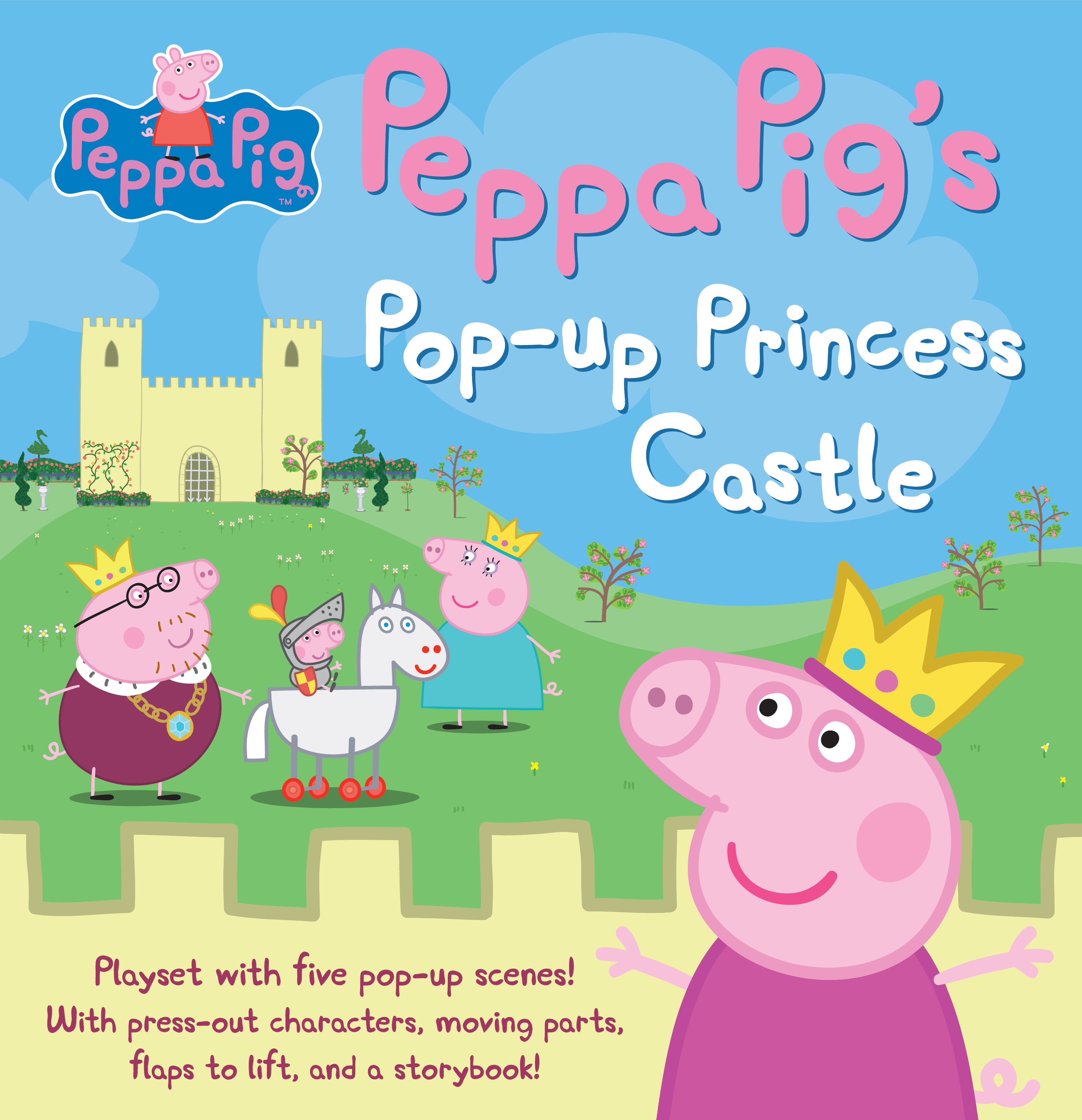 Peppa Pig's Pop-up Princess Castle book cover