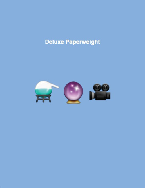 Deluxe Paperweight by Holly Isemonger Goodreads