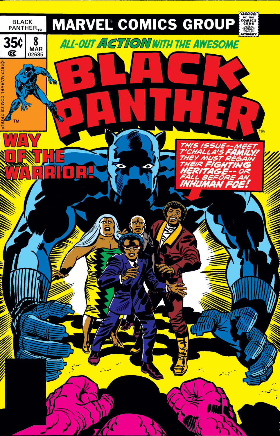 Black Panther (1977-1979) book cover 2