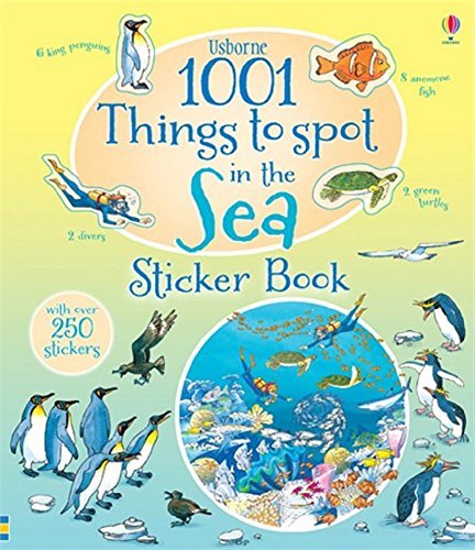 1001 Things to Spot in the Sea Sticker Book book cover