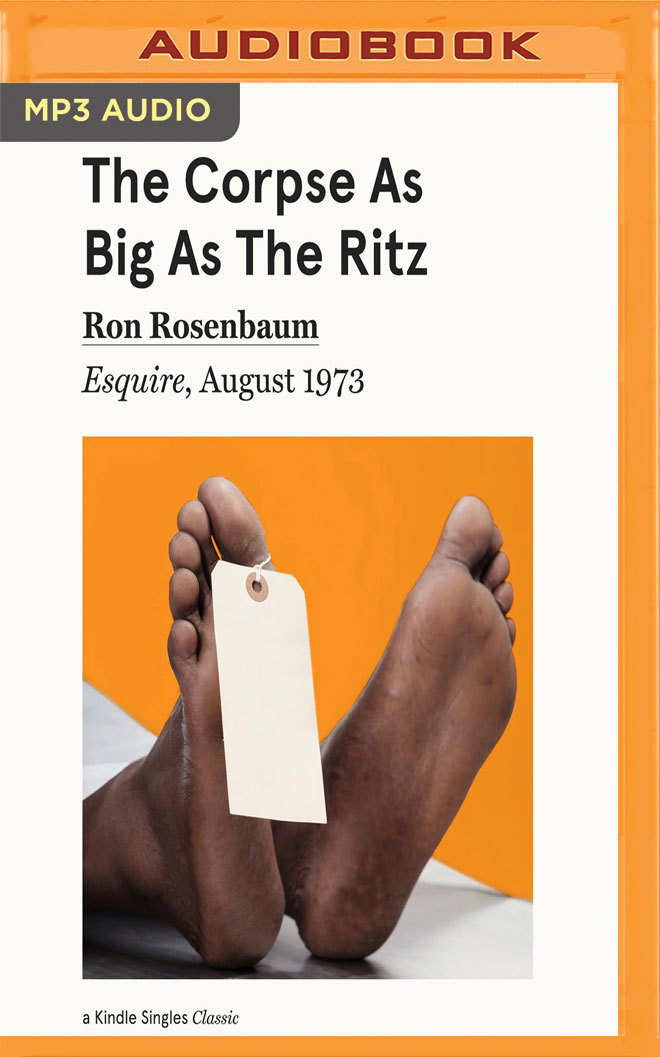 Ron Ritz Corpse as Big as the Ritz, The by Ron Rosenbaum | Goodreads