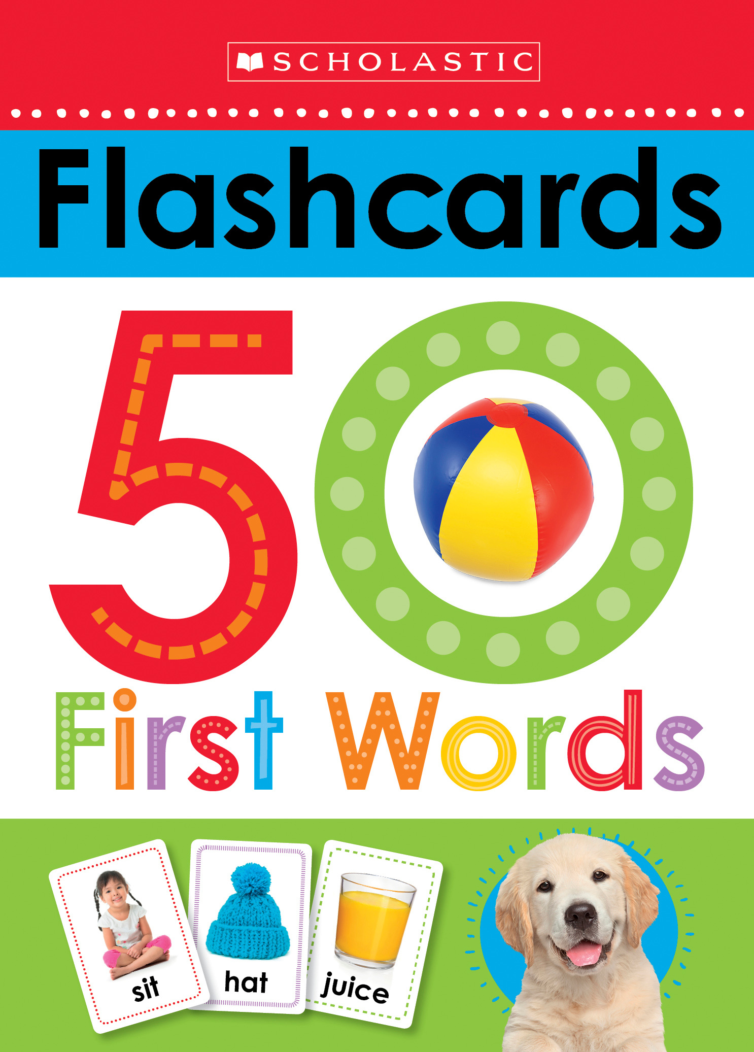 50 First Words Flashcards: Scholastic Early Learners