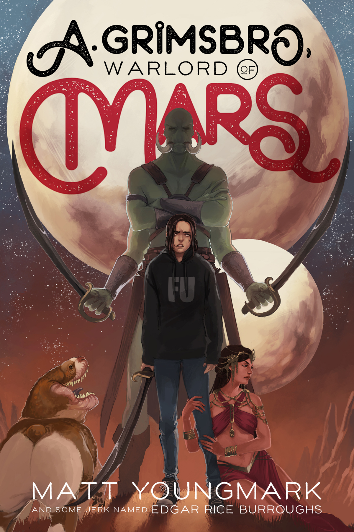 A. Grimsbro, Warlord of Mars book cover