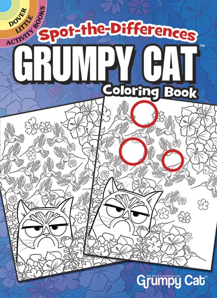 SpottheDifferences Grumpy Cat Coloring Book by John Kurtz Goodreads