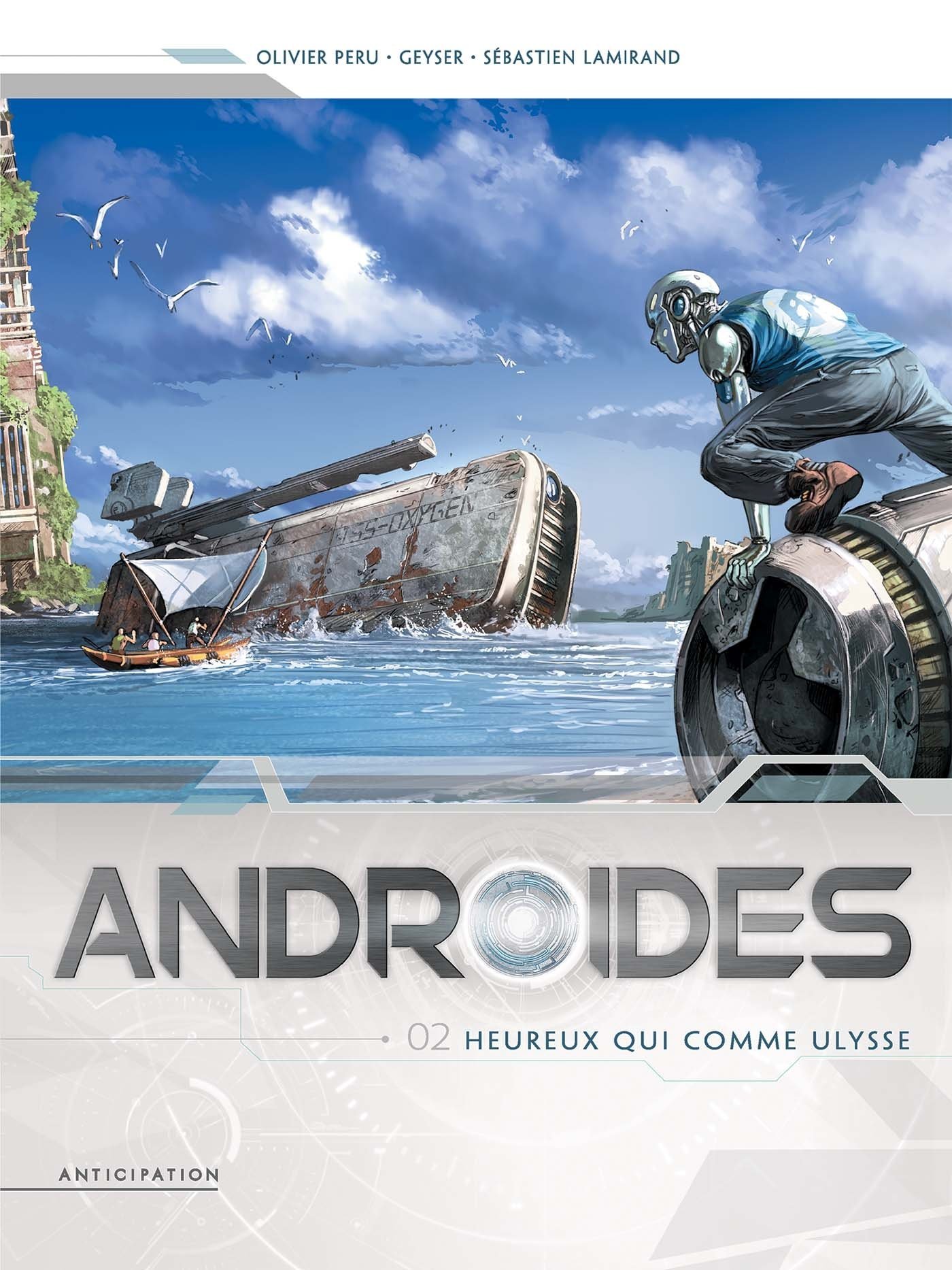 Androïdes book cover 2
