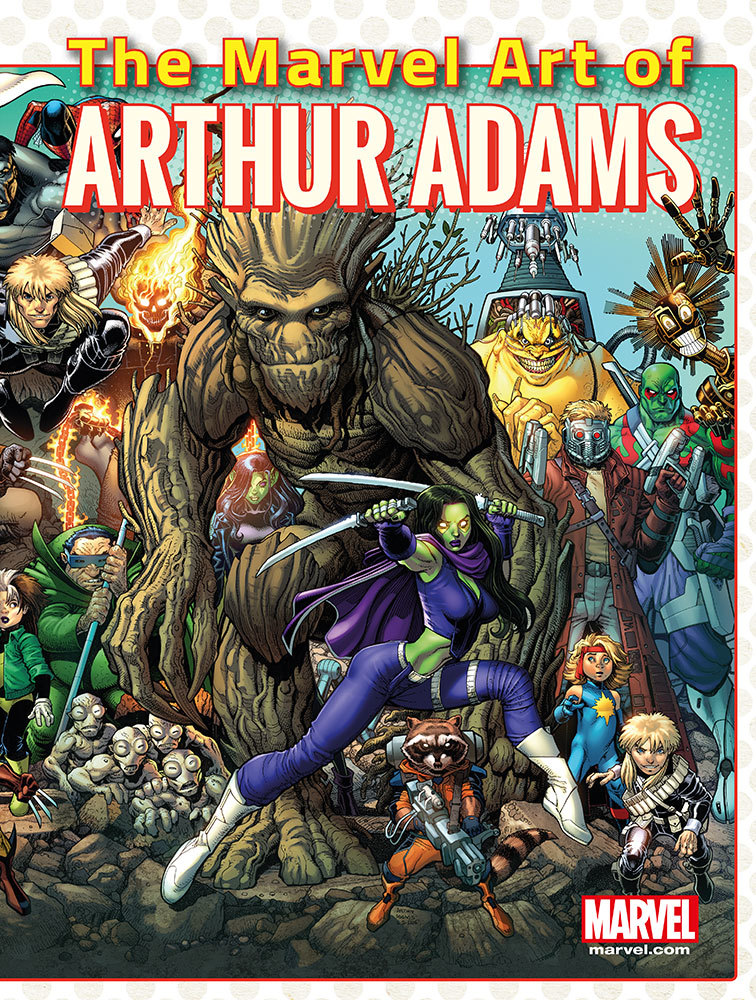 the marvel art of arthur adams book cover