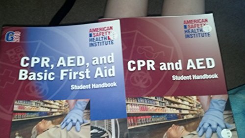 CPR , AED, and basic first aid student handbooks by American safety ...