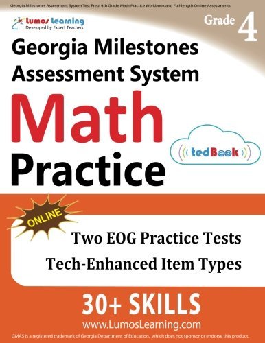 Georgia Milestones Assessment System Test Prep: 4th Grade Math Practice ...