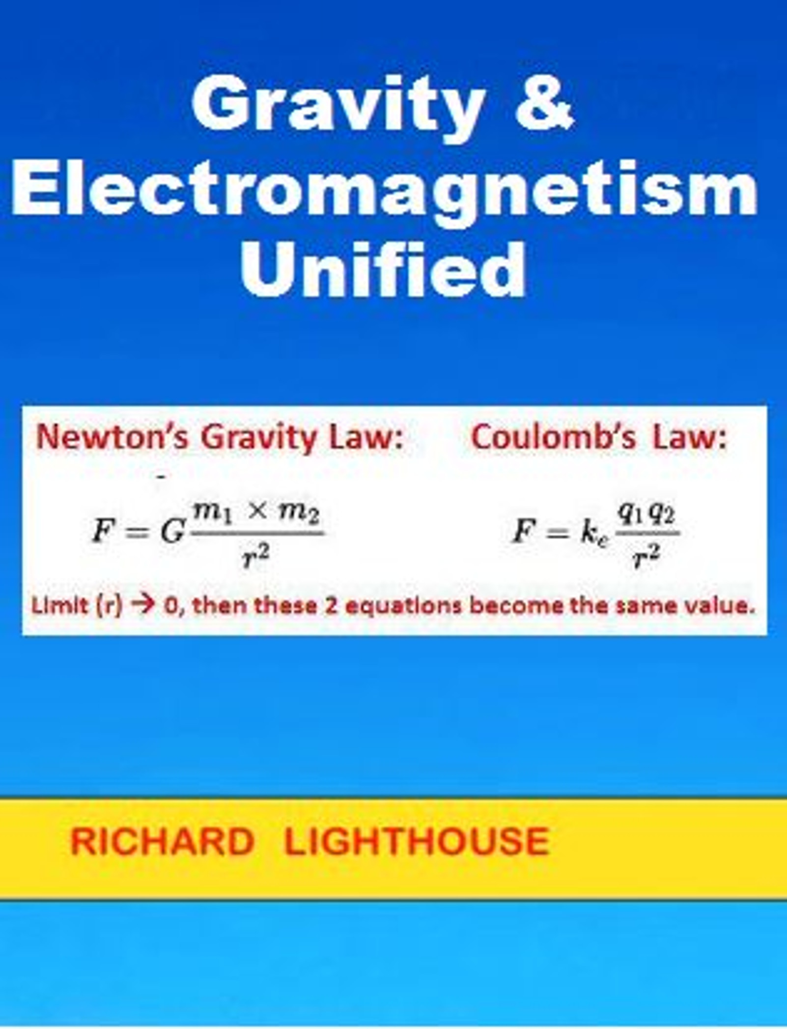 Gravity Unified by Richard Lighthouse Goodreads