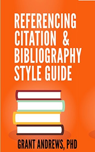 coursework referencing guide - references and... Referencing, Citation and Bibliography Style Guide: How to Cite Sources ...