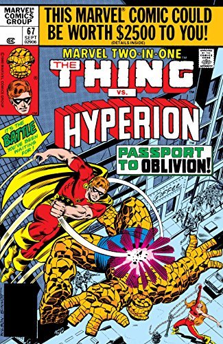 Marvel Two-In-One #67 book cover