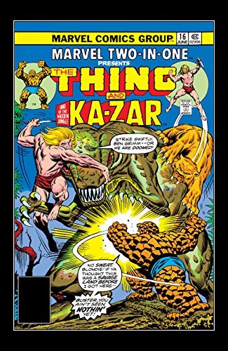Marvel Two-In-One #16 book cover