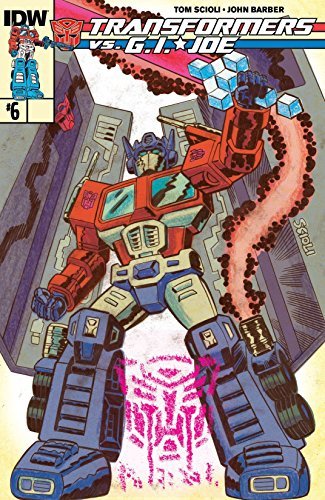 Transformers vs. G.I. Joe #6 book cover