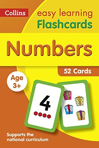 Collins Easy Learning Preschool – Numbers Flashcards by Collins Easy ...