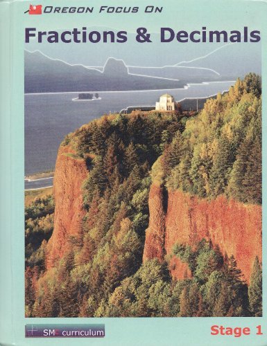 Fractions Decimals Stage 1 SMc Curriculum Oregon Cover By Shannon 