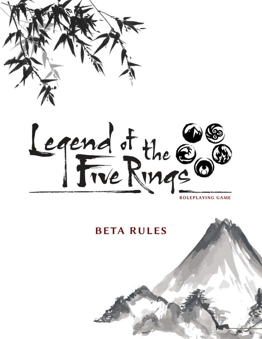 Livre De Règles Legend Of The Five Rings RPG - 3ème édition - Neuf
