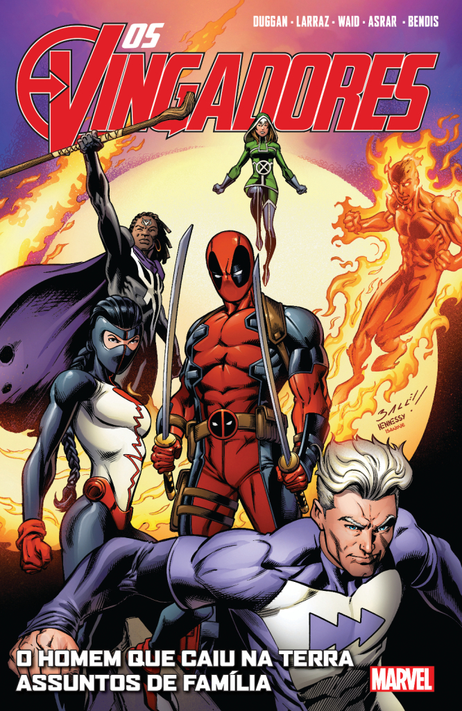 Os Vingadores Vol.5 - O Homem que Caiu na Terra; Assuntos de Família book cover