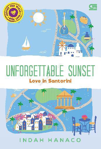 Unforgettable Sunset - Love in Santorini book cover
