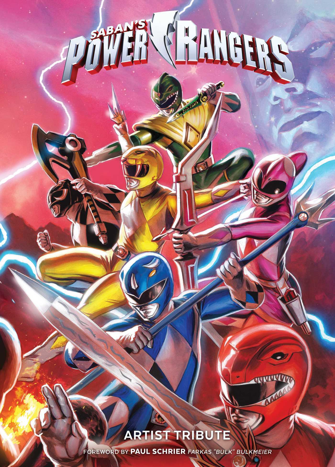 Saban's Power Rangers Artist Tribute book cover