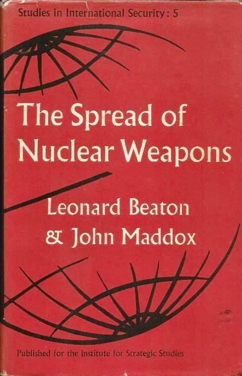 The Spread of Nuclear Weapons. book cover