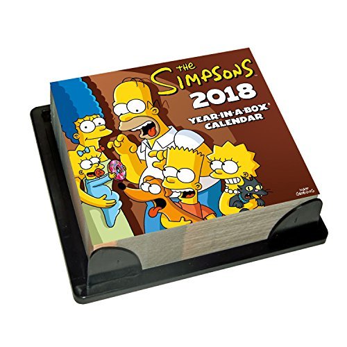 The Simpsons Official 2018 Desk Block Calendar PageaDay Format Desk