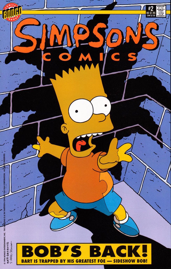 Simpsons Comics book cover 2